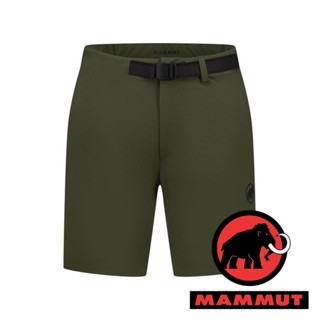 【MAMMUT 長毛象】Trekkers 3女防潑水軟殼短褲『深沼澤綠』1023-00483