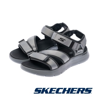 【SKECHERS】男 健走系列涼拖鞋 GO WALK FLEX SANDAL -229207-鐵灰GYCC