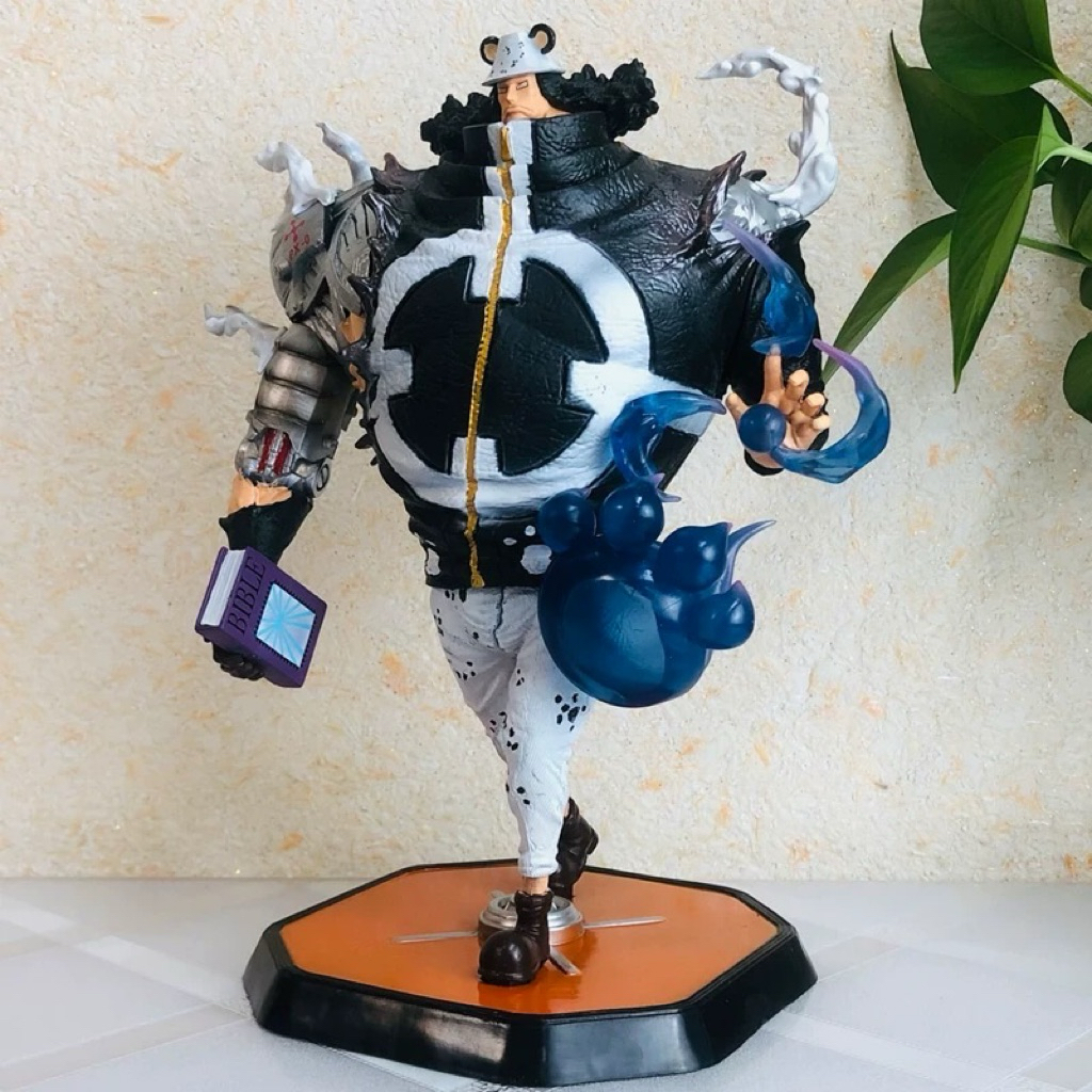 航海王 海賊王 28cm大熊暴君熊gk 王下七武海 巴索羅繆大熊手辦模型公仔生日禮物