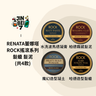 ◆JINBEI7◆ RENATA 蕾娜塔 髮蠟 哈德造型髮蠟 水洗波馬德凝膏 魔幻造型凝土 柏德霧感髮泥 80g