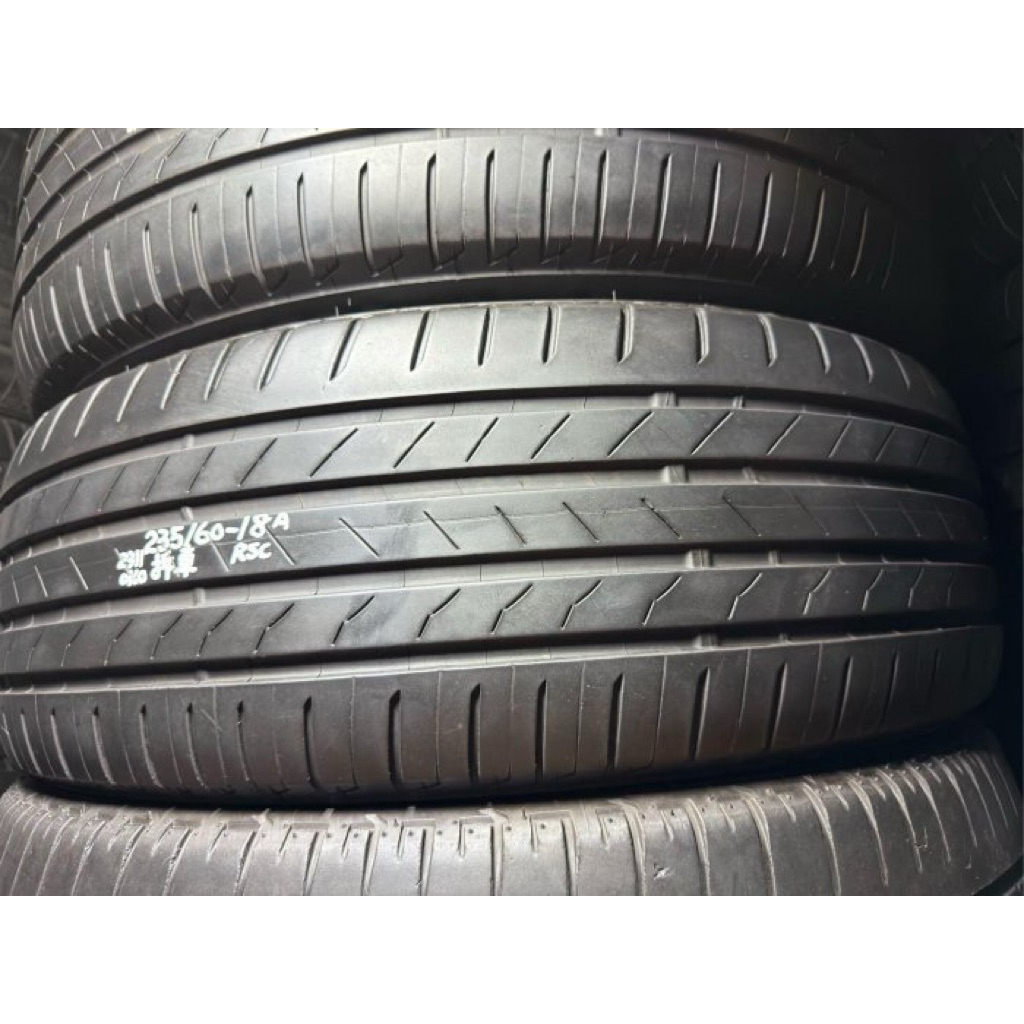 普利司通 ALENZA 001 RFT 235/60/18 兩條4千5 失壓續跑胎 中古胎 2023製