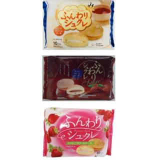 (平價購) 日本 進口食品 2025/10/3柿原 夾心蛋糕 香草慕斯 可可夾心 草莓慕斯