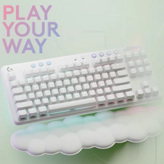 Logitech 羅技【 G715 無線 美型炫光 機械式鍵盤 】無數字鍵 紅軸/線性軸 - 茶軸/觸感軸