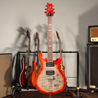 PRS SE Custom 24 Charcoal Cherry Burst 電吉他【又昇樂器.音響】
