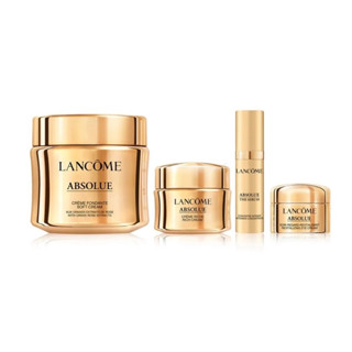 【LANCOME 蘭蔻】絕對完美黃金玫瑰修護組｜乳霜60ml＋15ml＋活萃精華5ml＋眼霜5ml｜平行輸入｜預購款！