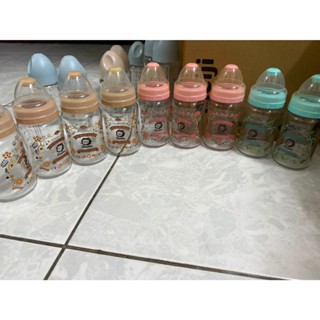 小獅王蘿蔓180/貝親/酷咕鴨Kuku/優生/Nip/媽咪小站/Nacnac/puku/奇哥Chicco寬口玻璃奶瓶