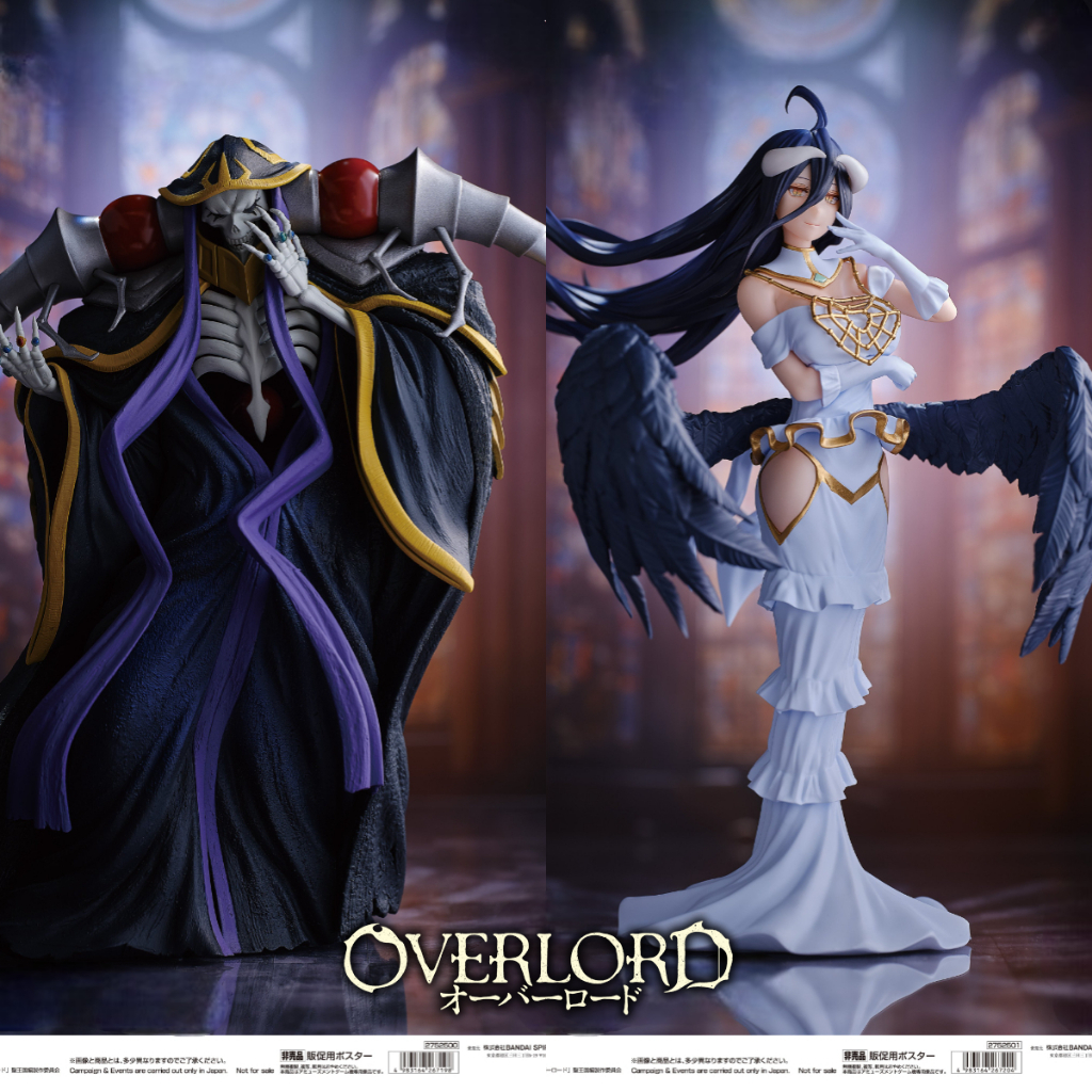 🦈大鯊日舖 日版全新現貨 BANPRESTO OVERLORD 安茲·烏爾·恭 雅兒貝德 ​骨王 公仔 模型 景品  