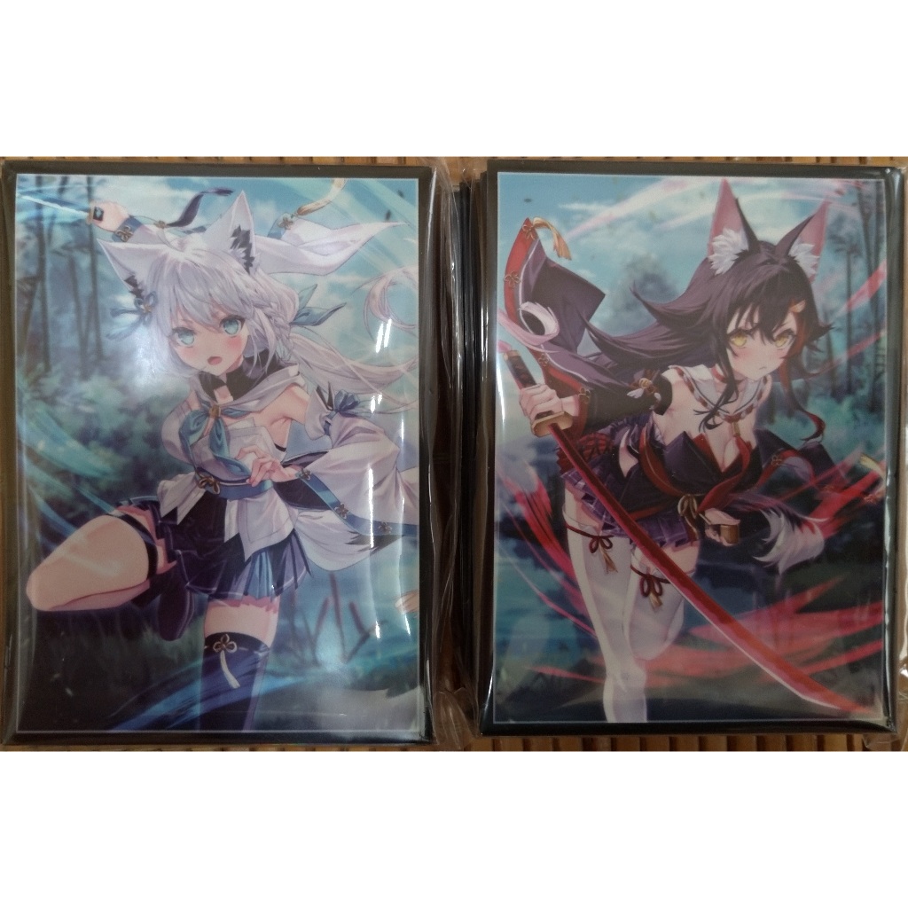 HOLOLIVE ホロライブ 白上フブキ 白上吹雪 Fubuki 大神ミオ 大神澪 Mio 單張卡套出售 92×67mm