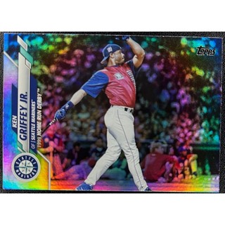 球員卡 Ken Griffey Jr. 小葛瑞菲 2020 Topps Update Rainbow Foil 亮面