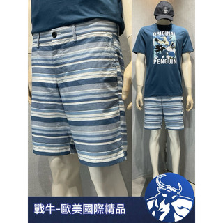 企鵝 短褲 [戰牛精品] 休閒短褲 企鵝牌 Munsingwear 歐美原裝 企鵝衣服 全新真品 英倫時尚 派對男生短褲