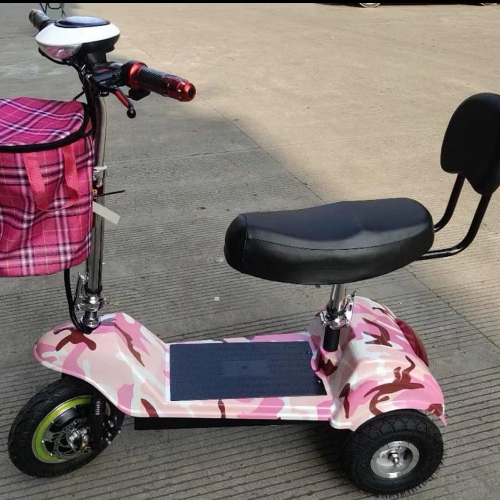 二手 迷你型電動三輪車/小海豚型折疊電動鋰電池電瓶車/家用老人女士