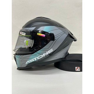 👍送PINLOCK👍ASTONE GT-6 PLUS YF1 消黑藍 雙鏡 快拆內襯 全罩 台中倉儲安全帽 GT6