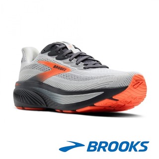 【BROOKS】男 避震緩衝象限 GHOST 17 超寬楦 -110442 -灰橘4E048