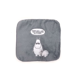 日本丸真 Moomin 刺繡立體系列-小方巾 生氣嚕嚕米 W25xL25cm