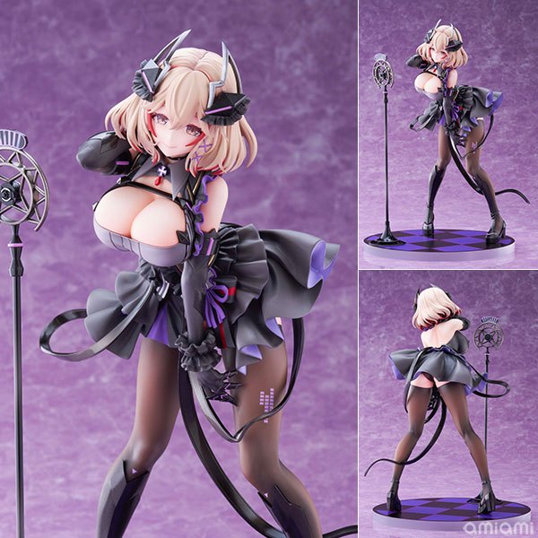 (特價)日版 代購 AmiAmi GOLDEN HEAD 碧藍航線 羅恩 μ兵裝 1/6 PVC 歌姬 巨乳 黑絲
