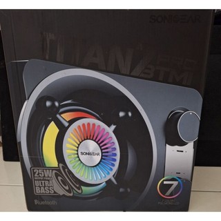 二手TITAN 7 PRO BTMI七色霓虹藍芽多媒體音箱
