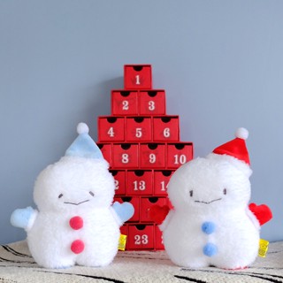 【現貨🌷】Sunlemon 澎澎 微笑 雪人 S號 玩偶 日本進口 聖誕節 たっとん 站立娃娃 拍照 療癒 交換禮物