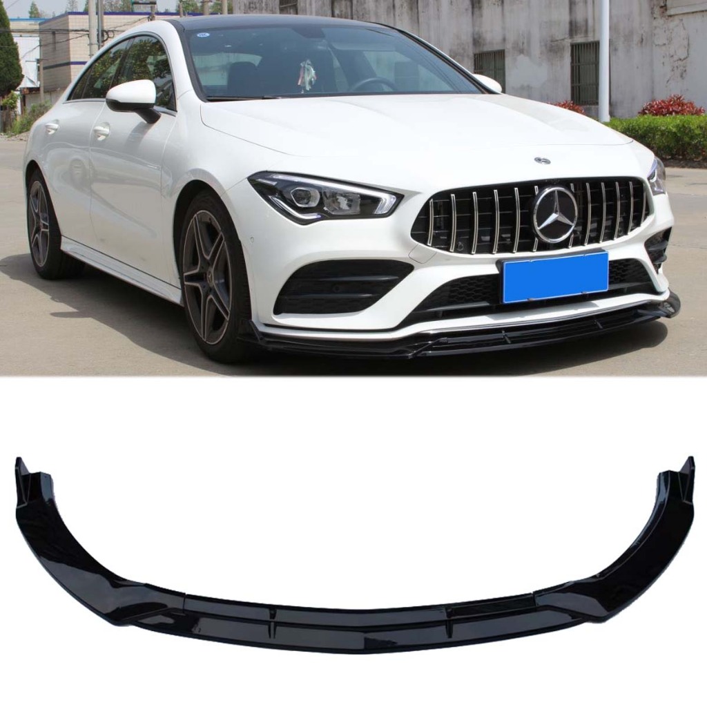 賓士 BENZ W118 CLA250 CLA35 前期 3件式 前下巴 定風翼 亮黑 炭紋 前保險桿下巴 空力套件