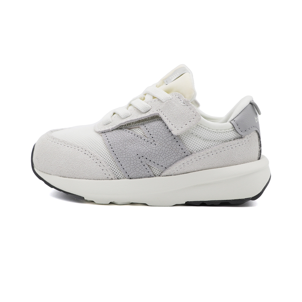 New Balance 370 new-b 370 魔鬼氈 運動鞋 小童 灰白 S1268 (NW370AA)