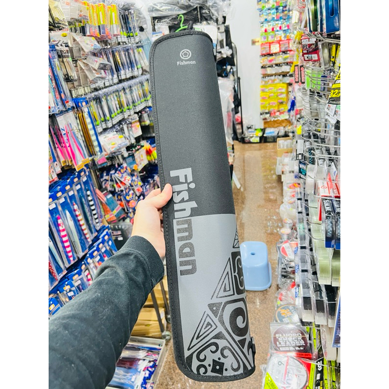Fishman 半硬式 竿袋 60cm 旅行竿袋 ACC-22 Hard rod case 路亞 多節竿 旅行竿