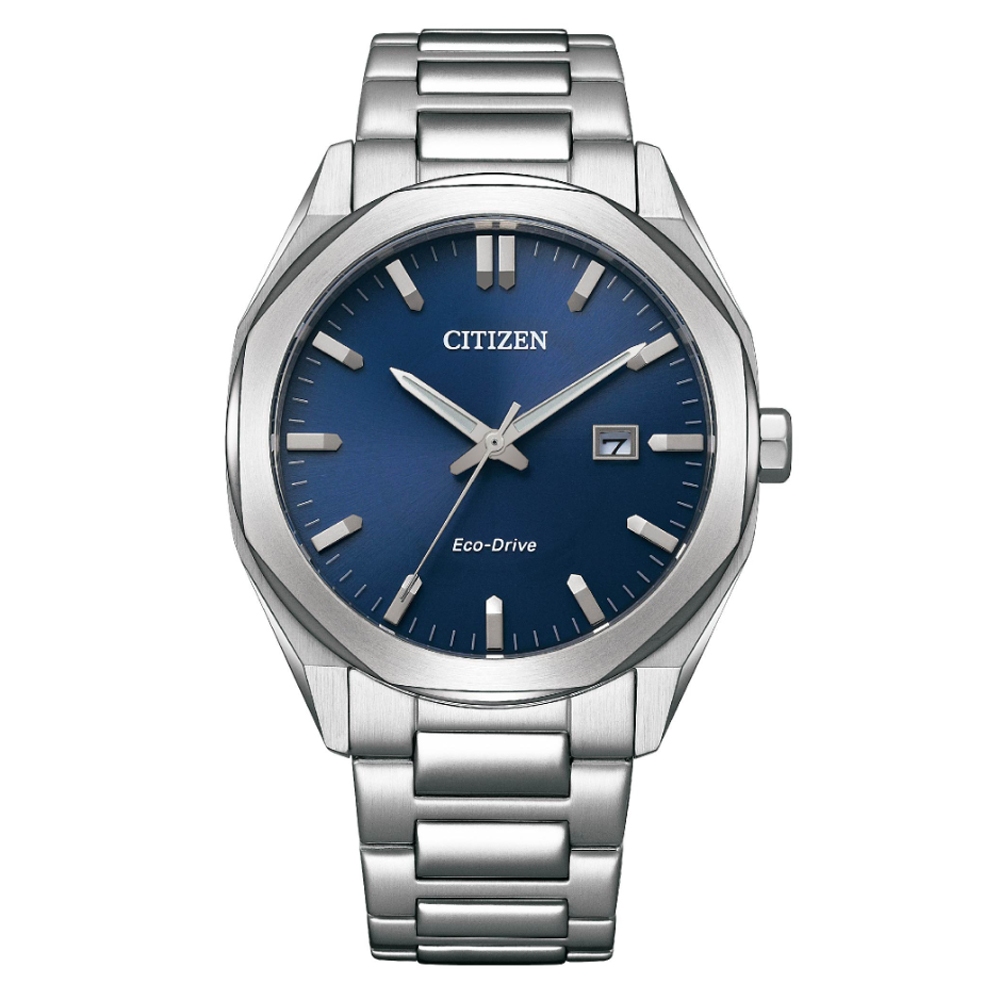 CITIZEN 星辰(BM7600-81L) GENTS 光動能 八角形 時尚男錶 禮物推薦 41mm 防水100米