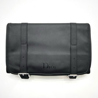 「超大容量」DIOR 迪奧郵差旅行盥洗包(附原廠禮盒)