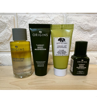 ORIGINS 品木宣言 靈芝水機能水 3重速效修護精萃 一飲而盡深度滋潤面膜 潔顏油