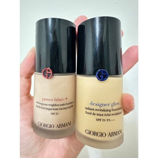 【3mL分裝】Giorgio Armani 2024新款，藍標🔵設計師水燦光影粉底 / 紅標🔴超持妝絲絨水慕斯粉底，GA