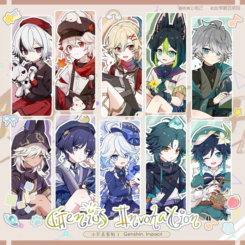 《現貨》原神 小不點系列 僕人 芙寧娜 艾爾海森 卡維 提納里 賽諾 溫迪 萬葉 散兵 徽章 拍立得 鐳射票 立牌