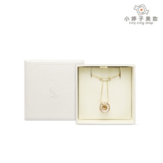 SWAROVSKI 施華洛世奇 Bella 鑲V單圓金水晶金墜鍊 小婷子美妝