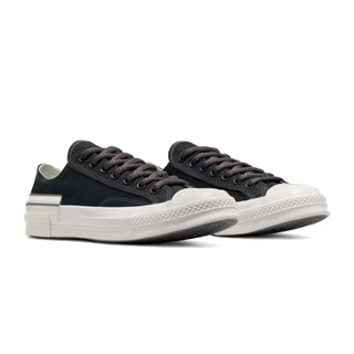 CONVERSE 男女低筒帆布鞋 休閒鞋 解構 A11621C 黑色 雙鞋帶 CHUCK 70