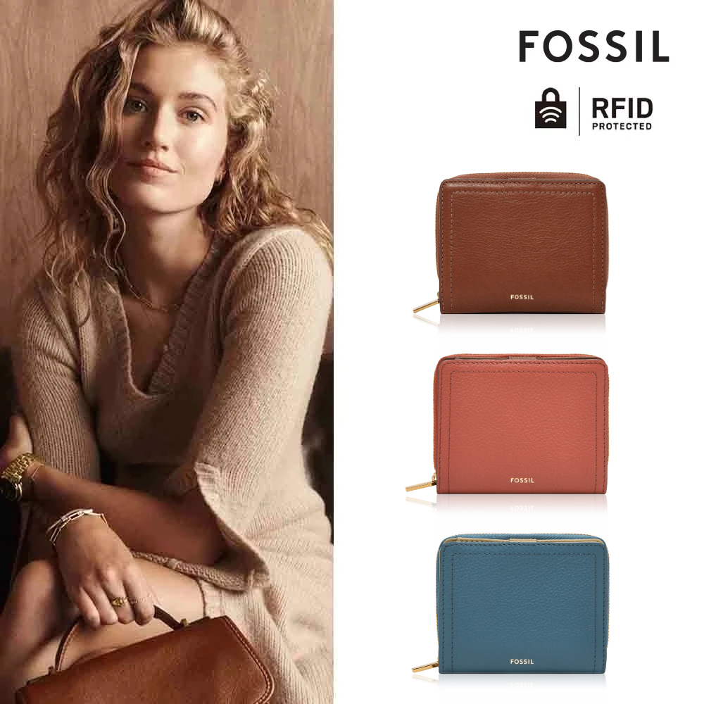 【FOSSIL 官方旗艦館】Logan RFID 迷你多功能短夾 (多色可選)