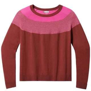 [全新正品][女款] Smartwool Edgewood Crew Sweater 透氣美麗諾 針織羊毛衣(M)