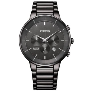 【CITIZEN 星辰】Chronograph系列 簡約三眼計時腕錶AN8227-53H 42mm現代鐘錶