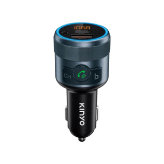 KINYO ADB-8960 QC3.0+PD 車用無線藍芽轉換器