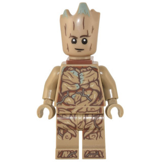 LEGO 樂高 人偶 漫威 格魯特 少年格魯特 - 深褐色 帶頸託 sh0836 76231