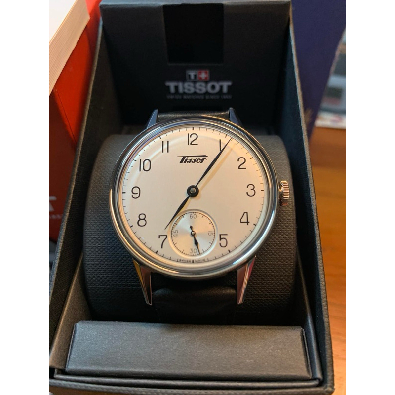 天梭1853tissot機械錶 蝴蝶扣 同沛納海機芯 黑色款