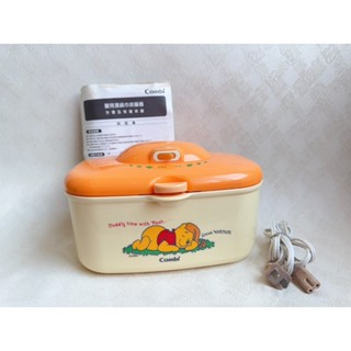 Combi 小熊維尼 濕紙巾加熱器 濕紙巾保溫器 限量版 (二手，功能正常)
