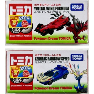 全新絕版 Dream Tomica 寶可夢 伊裴爾塔爾F1、哲爾尼亞斯Rainbow Speed 多美小汽車