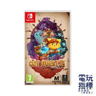 【電玩指標】十倍蝦幣 NS Switch 貓咪鬥惡龍３ 中文版 Cat Quest 喵咪 勇者 RPG 貓咪任務 勇鬥