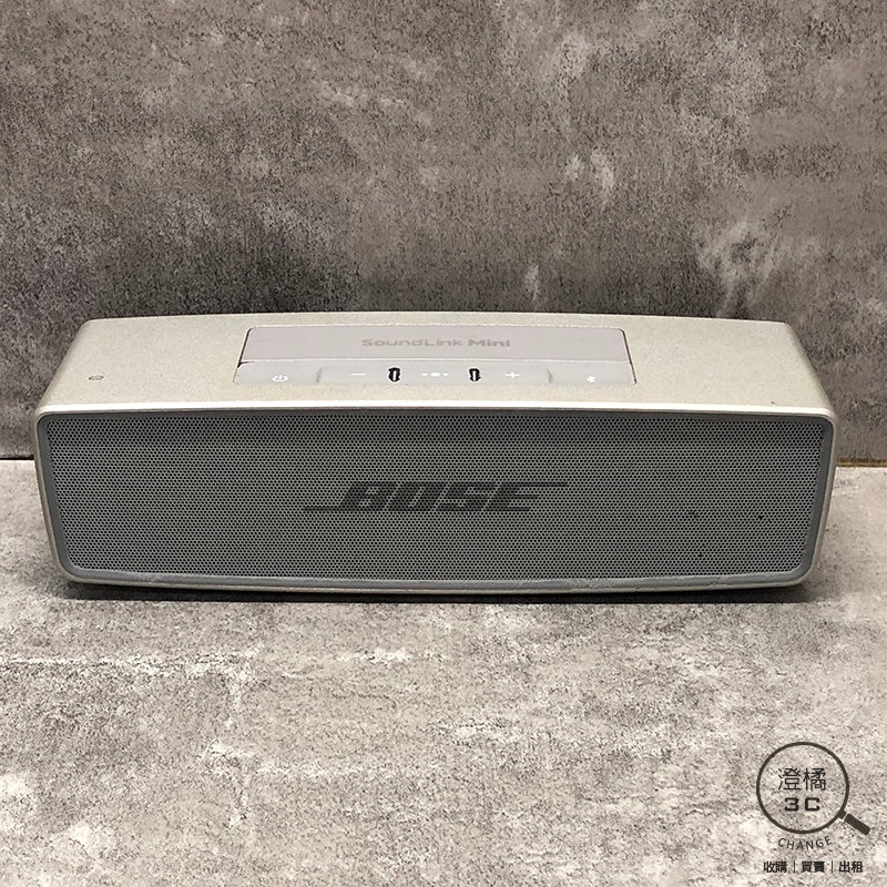 『澄橘』BOSE Soundlink Mini II 藍芽揚聲器喇叭 銀《二手 單機 中古》A74582