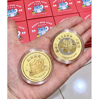 買一送一 限量2025乙巳年南投燈會紀念幣 單一入：蛇來富貴/財運亨通