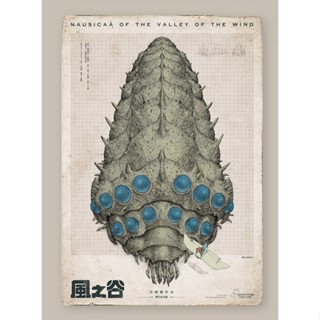 風之谷 A2 限量版 王蟲圖鑑 海報 乙張 宮崎駿 吉卜力 特典 Valley of the Wind