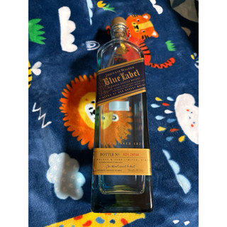 約翰走路藍牌收藏裝飾用空酒瓶