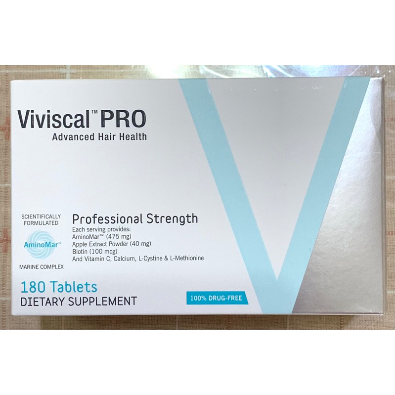 👍現貨 Viviscal PRO 薇絲卡 180顆/盒  三個月 效期：2027/09