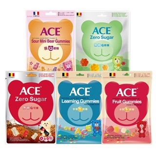 【ACE】ACE軟糖 量販包 隨身包 水果Q/字母Q/無糖Q/無糖Q可樂/維他命D/DHA/益生菌/綜合維他命/果乾