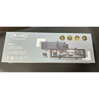 Mio MiVue™ D908W後視鏡型行車記錄器-送64G記憶卡Mio WiFi 安全預警6合1 新車時買的未使用過