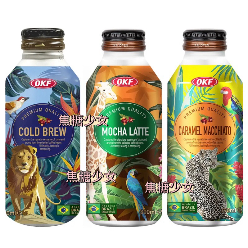 韓國 OKF 即飲咖啡 冷萃咖啡 摩卡咖啡 焦糖瑪奇朵咖啡