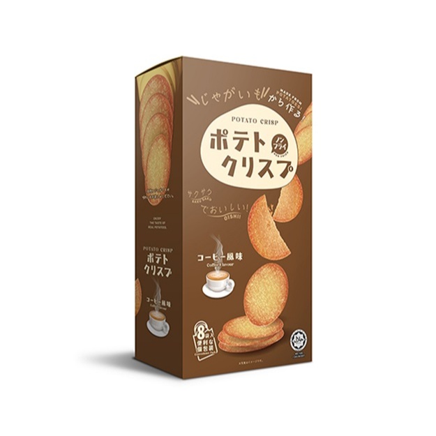 Win2 馬鈴薯脆餅(咖啡味)日本版 160g【Donki日本唐吉訶德】