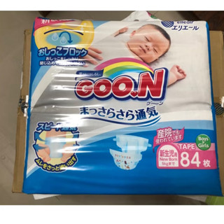 全新GOO.N 大王 日本境內版 NB透氣舒柔黏貼型尿布